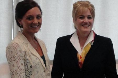 Jenny Harris (l) and Stacia Hylton (r)